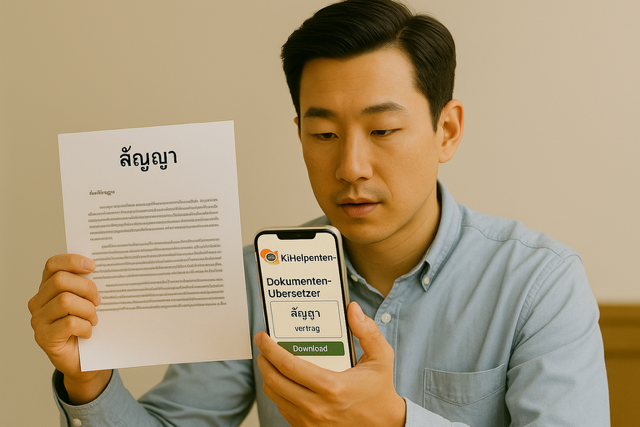 Dokument wird mit James übersetzt.